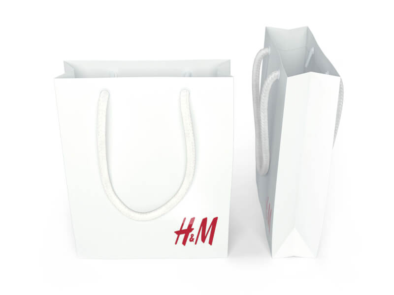 Papperspåse Matt - 15x19x5 cm